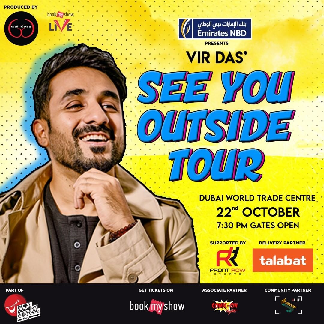 Indian comedian Vir Das to stage stand-up show in Dubai